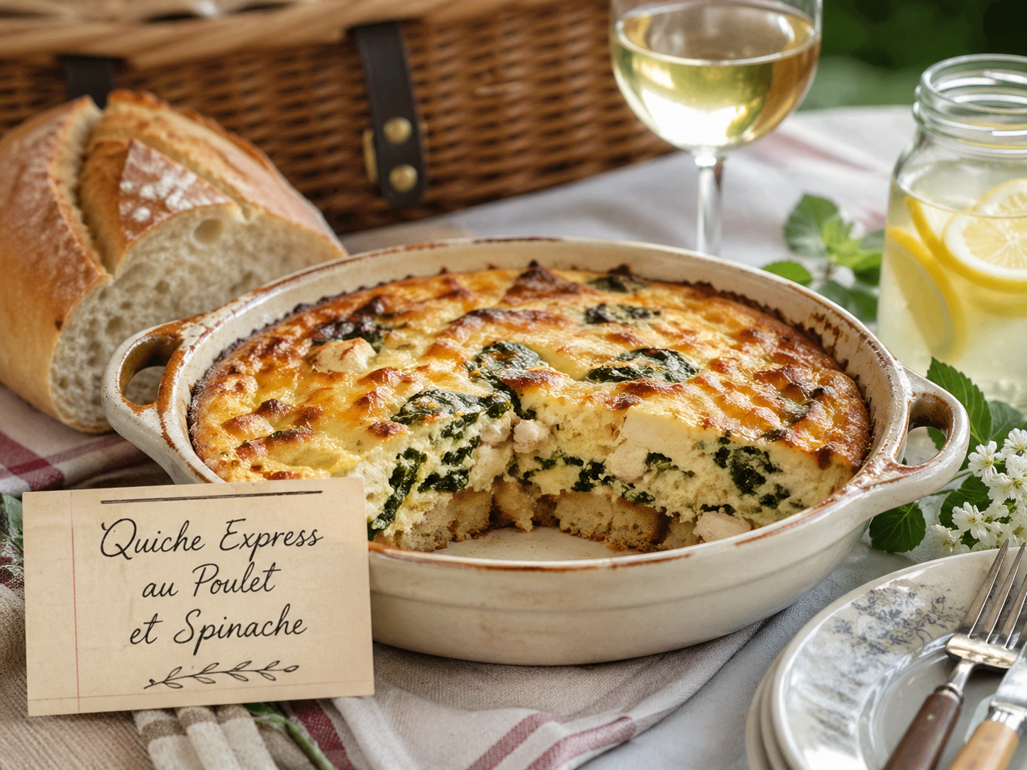 A quick express quiche